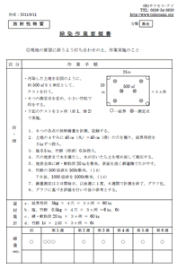 放射性物質除去要領書